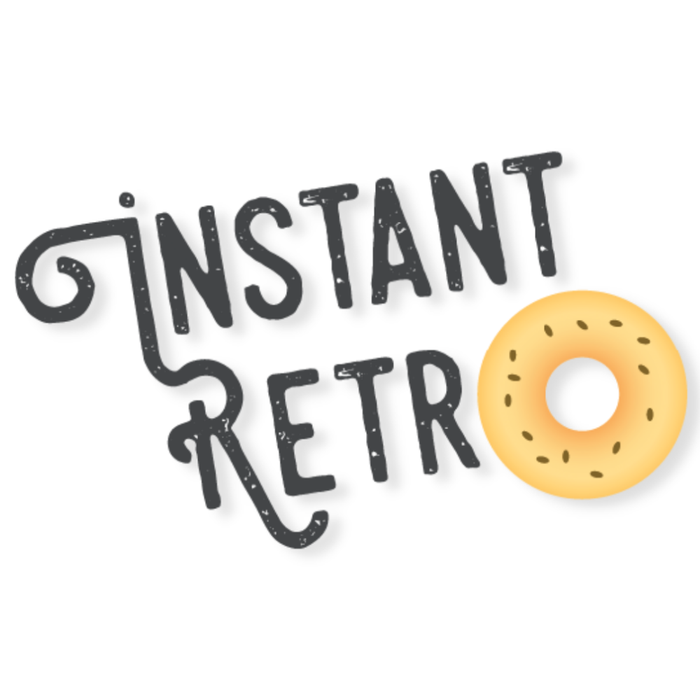 Instant retro logo